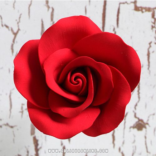  Large Tea Roses - Red 