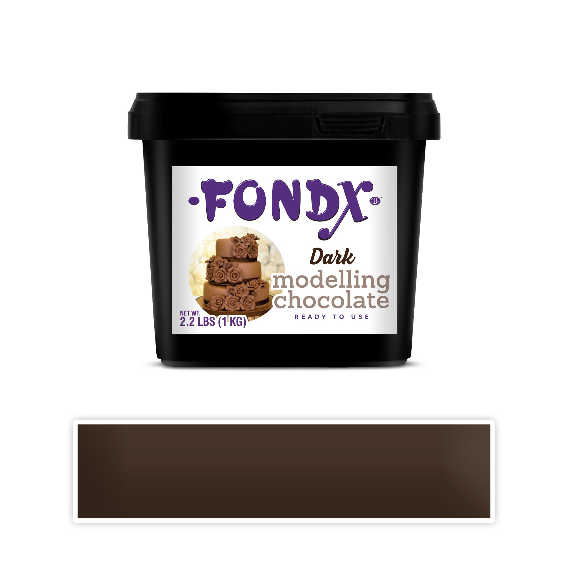  FondX Modelling Chocolate - Dark Chocolate 