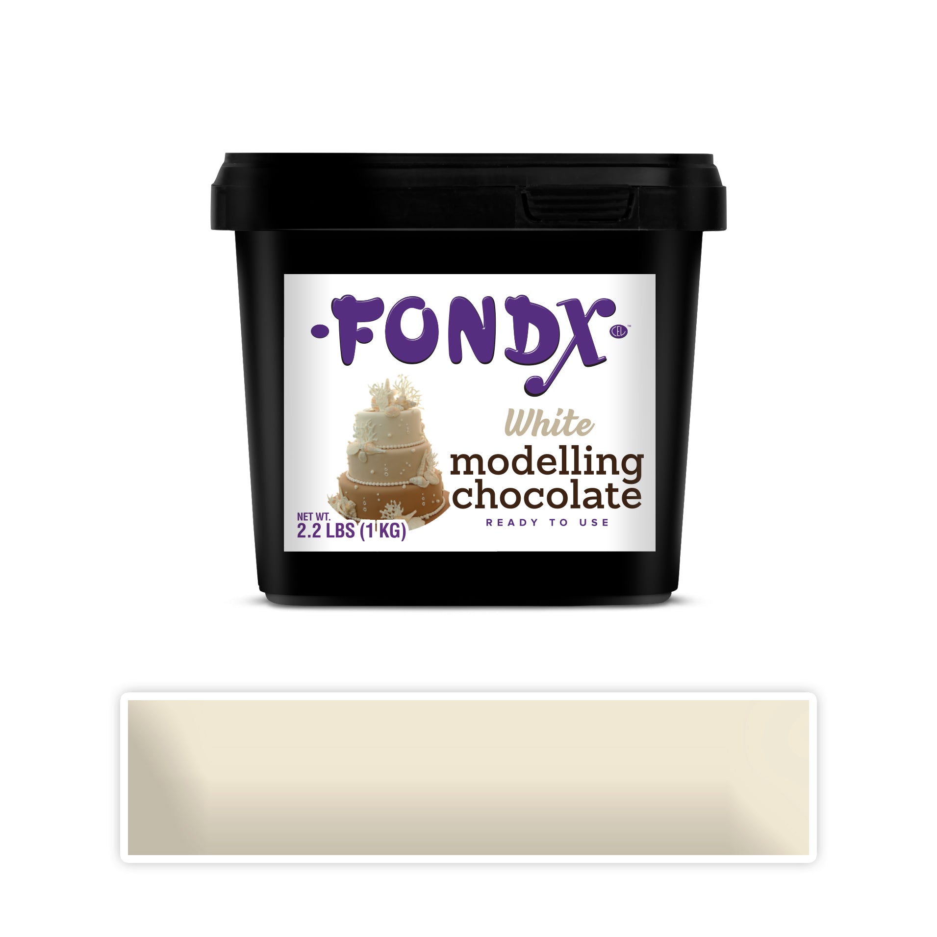  FondX Modelling Chocolate - White Chocolate 