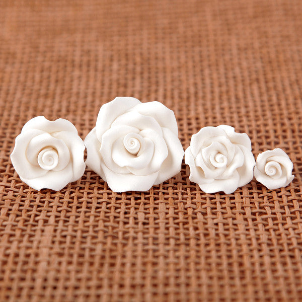  Petite Unwired Roses - White 