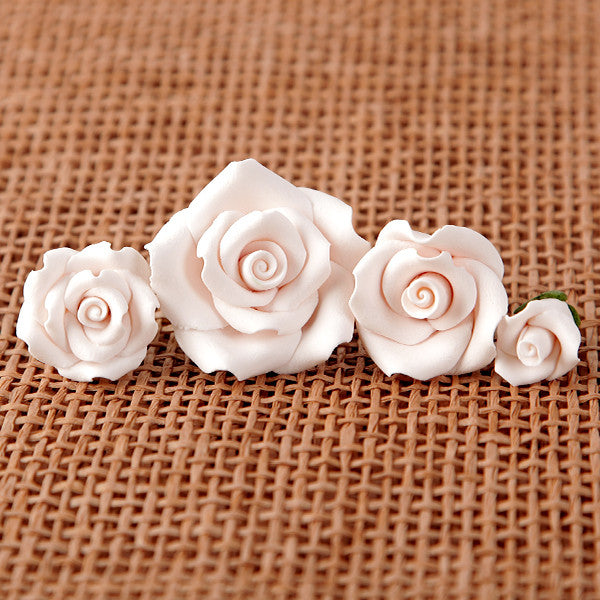  Petite Unwired Roses - Ivory 