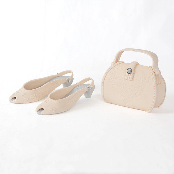  Deep Ivory Purse and Sandal Set 