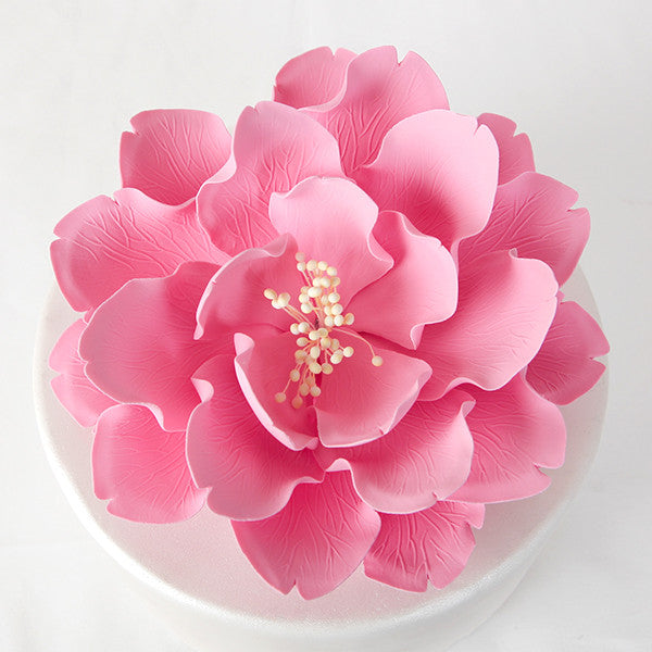  7" Extra Large Open Peony - Pink 