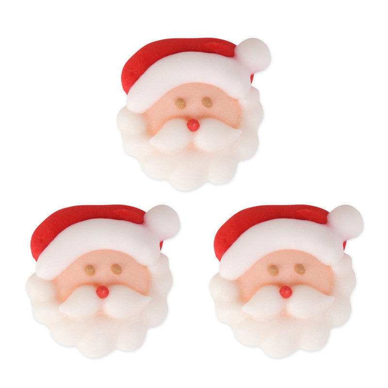  Small Santa Face 1 Royal Icing Decorations (Bulk) 