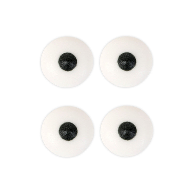  Medium Black Eyes Royal Icing Decorations (Bulk) 