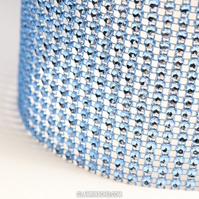  Light Blue Glam Ribbon - Cake Wrap 