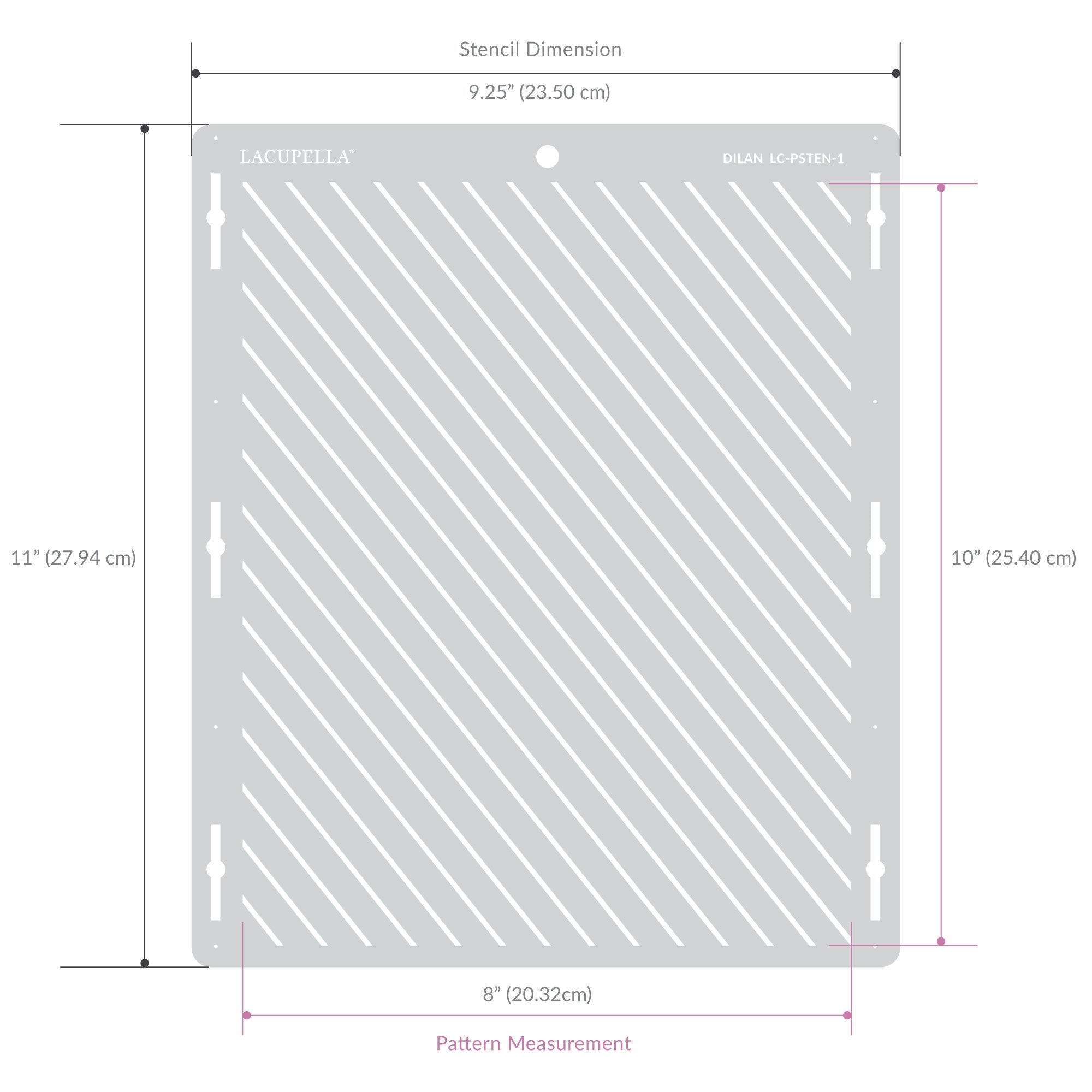 Seamless Cake Stencil - FLOAT