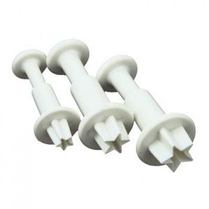  Star Plunger Cutter - Set of 3 