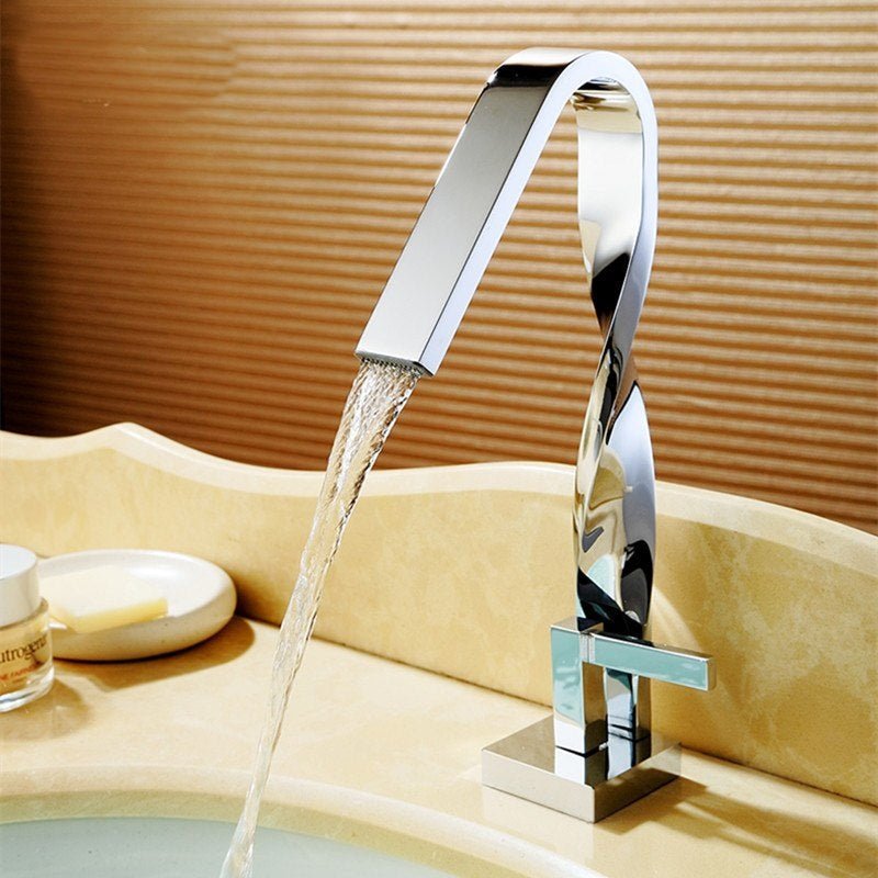 Twist Chrome Bathroom Faucet Basin Crane Water Faucet Basin Mixer Torneira Faucet Water Tap Brass Mixers