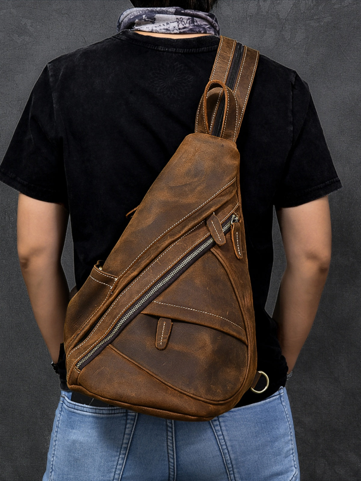 Large Sling Bag for Men