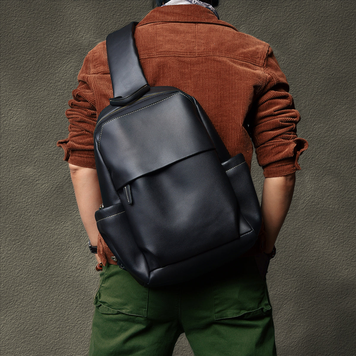 Large Sling Bag for Men