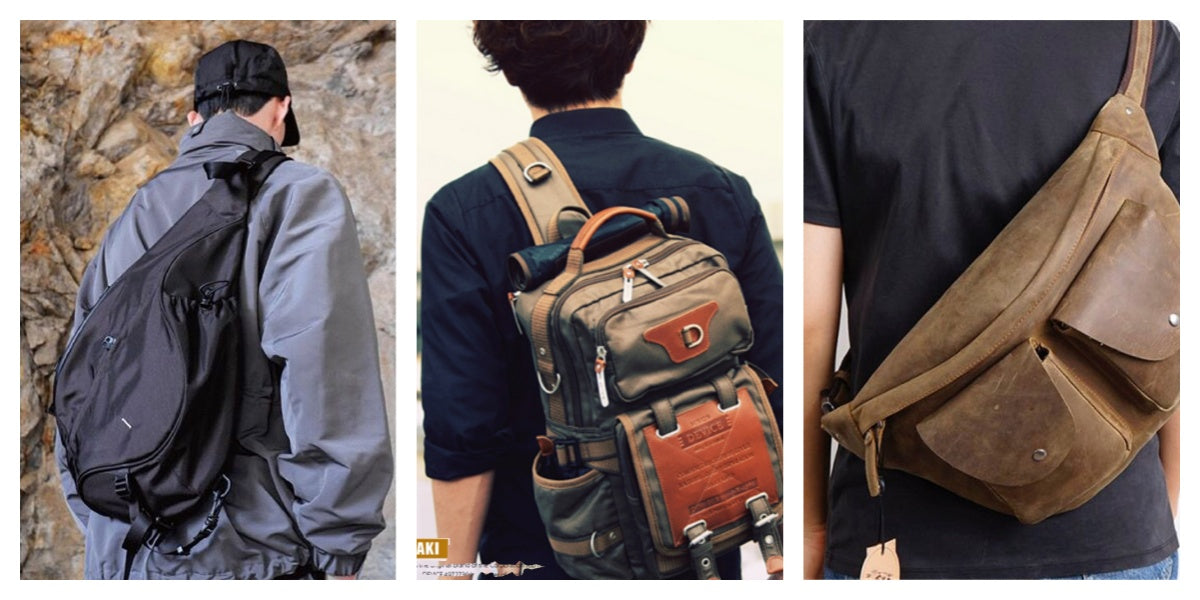 mens large sling bag