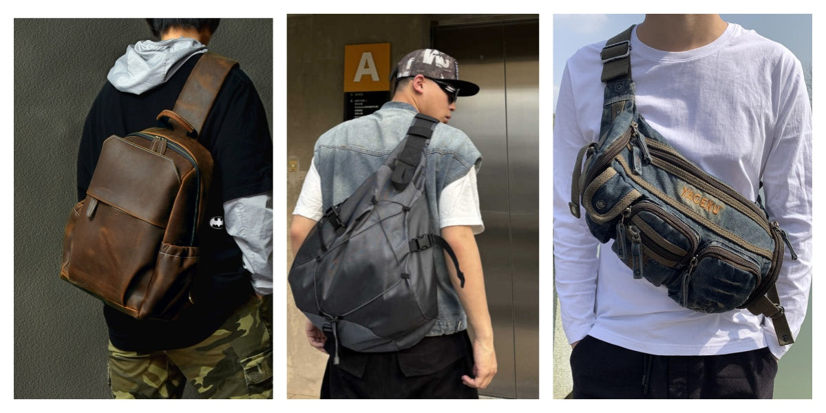 big sling bag for big men
