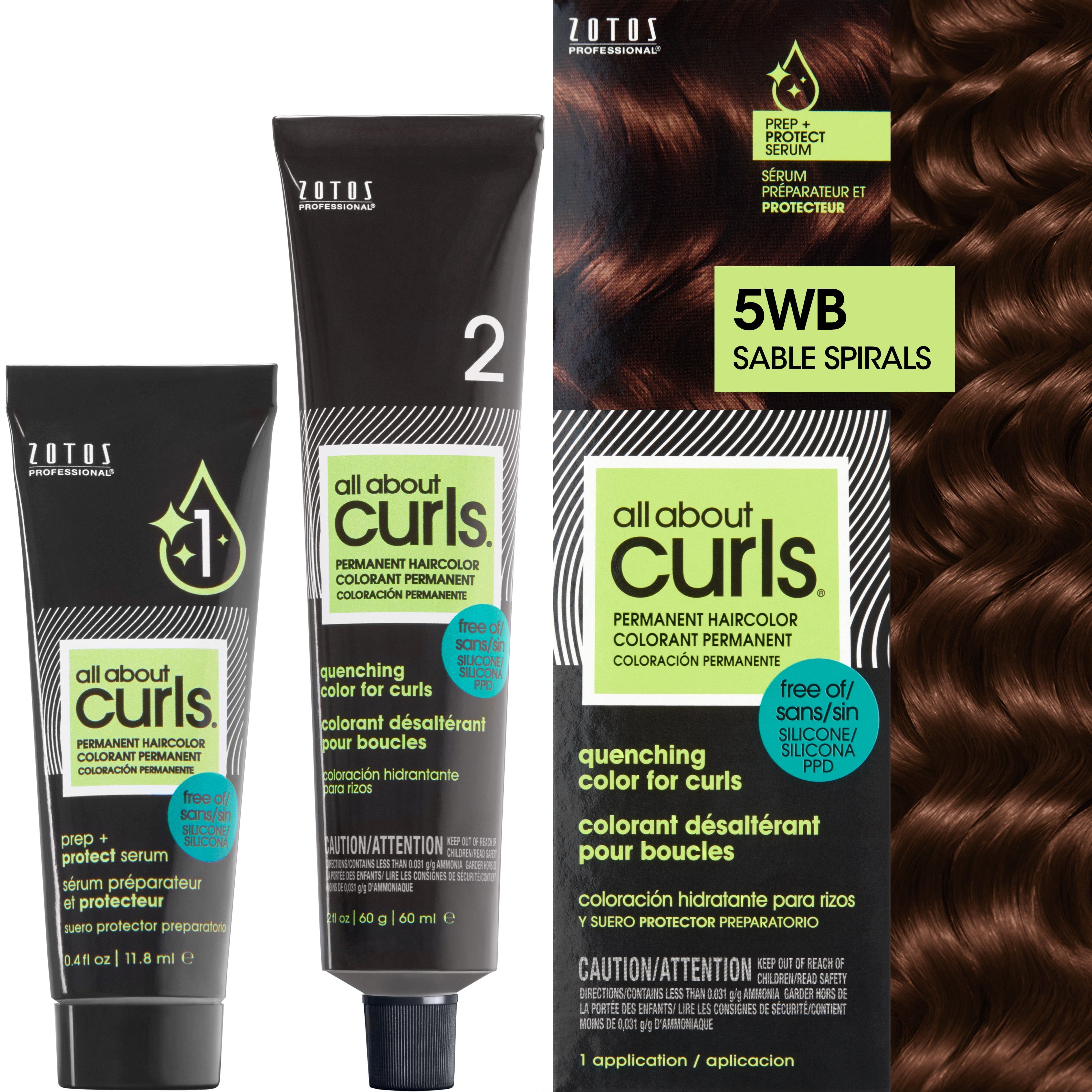 All About Curls? Quenching Permanent Haircolor For Curls - Red