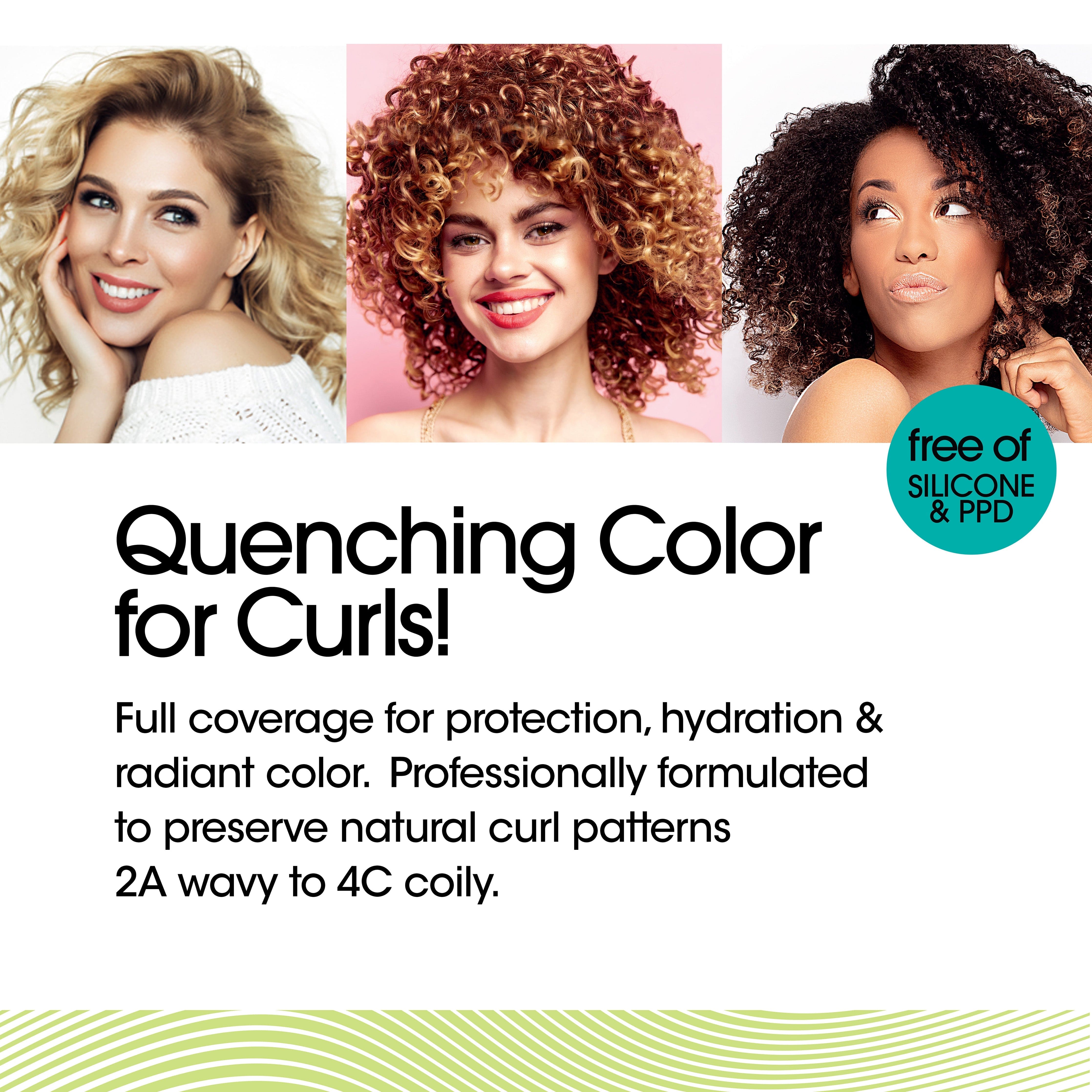 All About Curls? Quenching Permanent Haircolor For Curls - Red