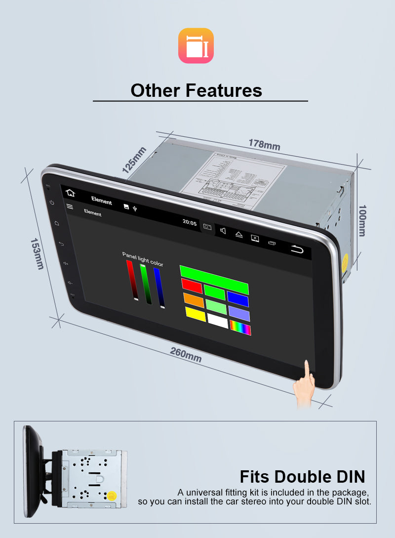 autopumpkin 10.1 inch Android 11 autoradio