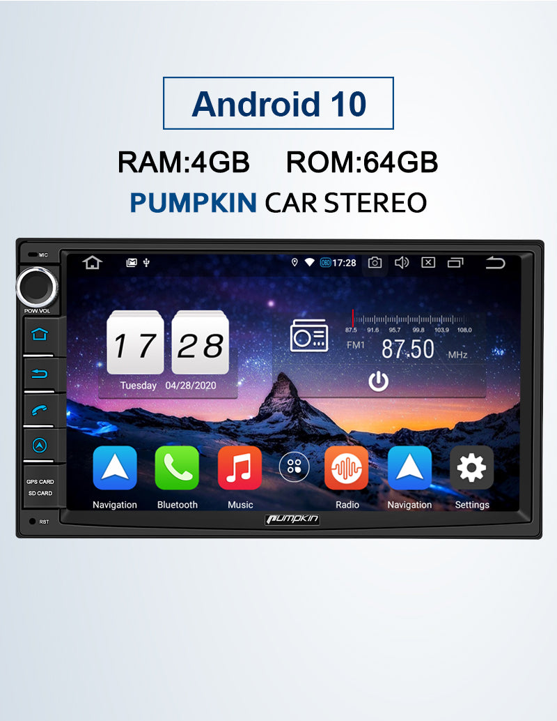 android 10 autoradio with DAB