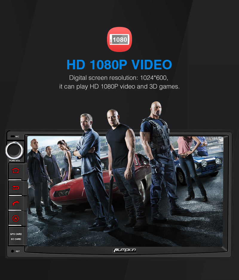 7 inch touch screen radio with gps
