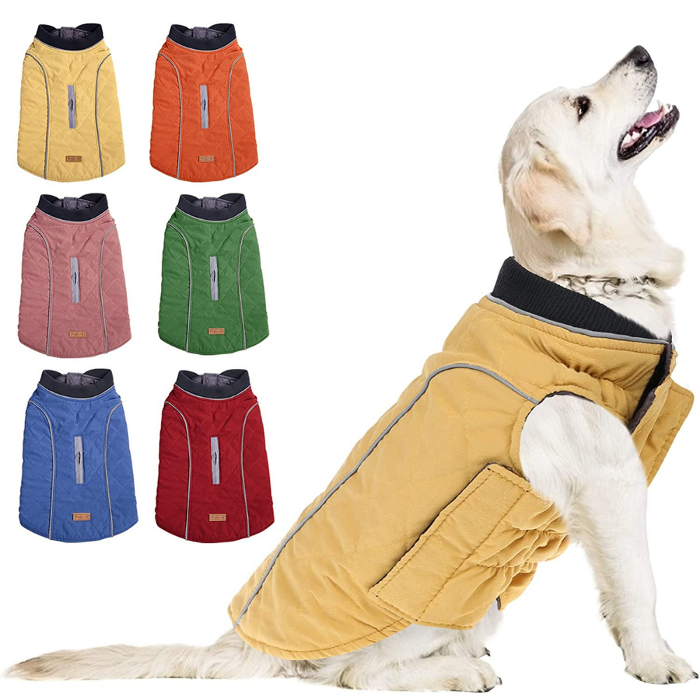 PawRoll? Reflective Quilted Dog Jacket