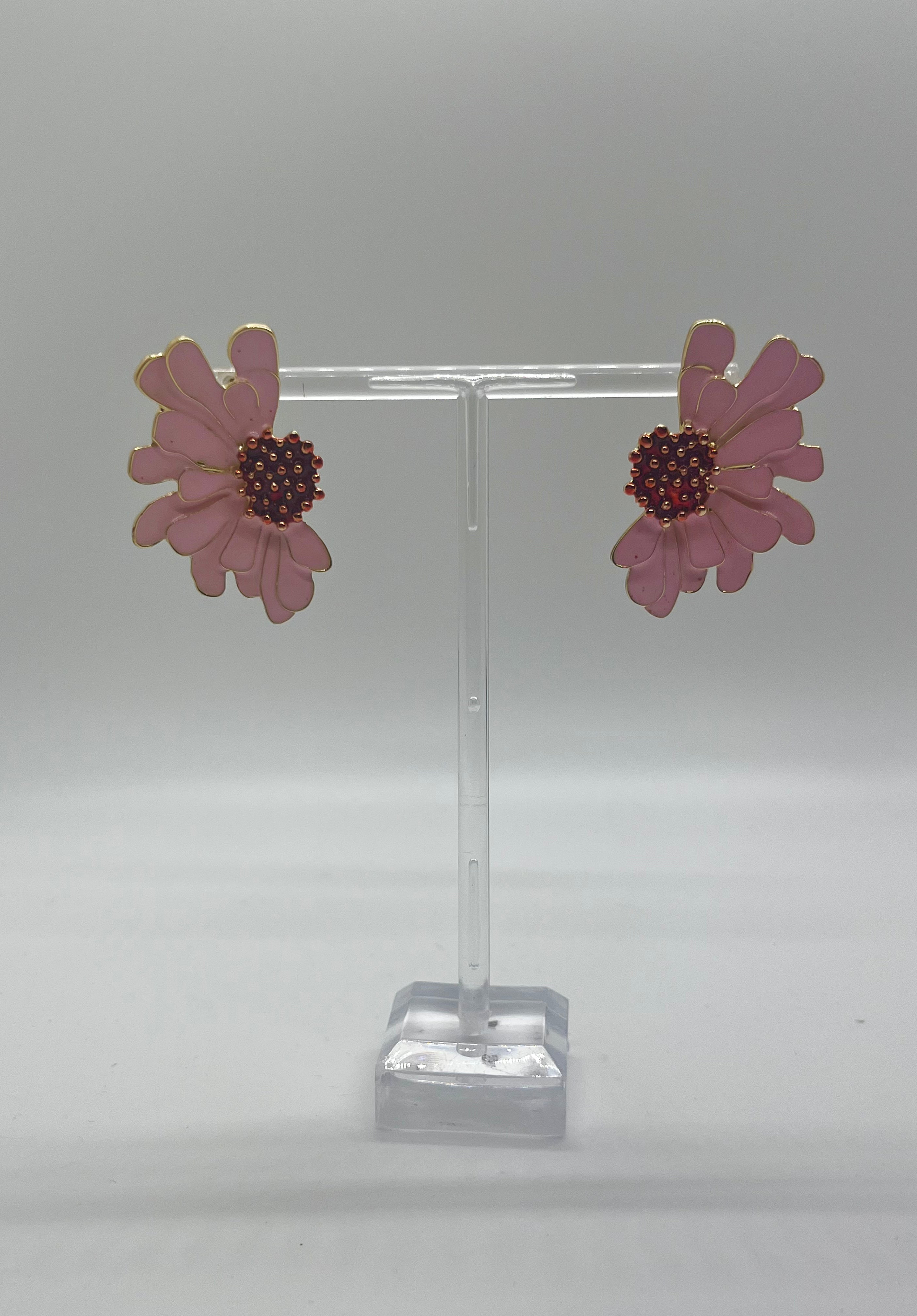 Laura Janelle Half Flower Earrings