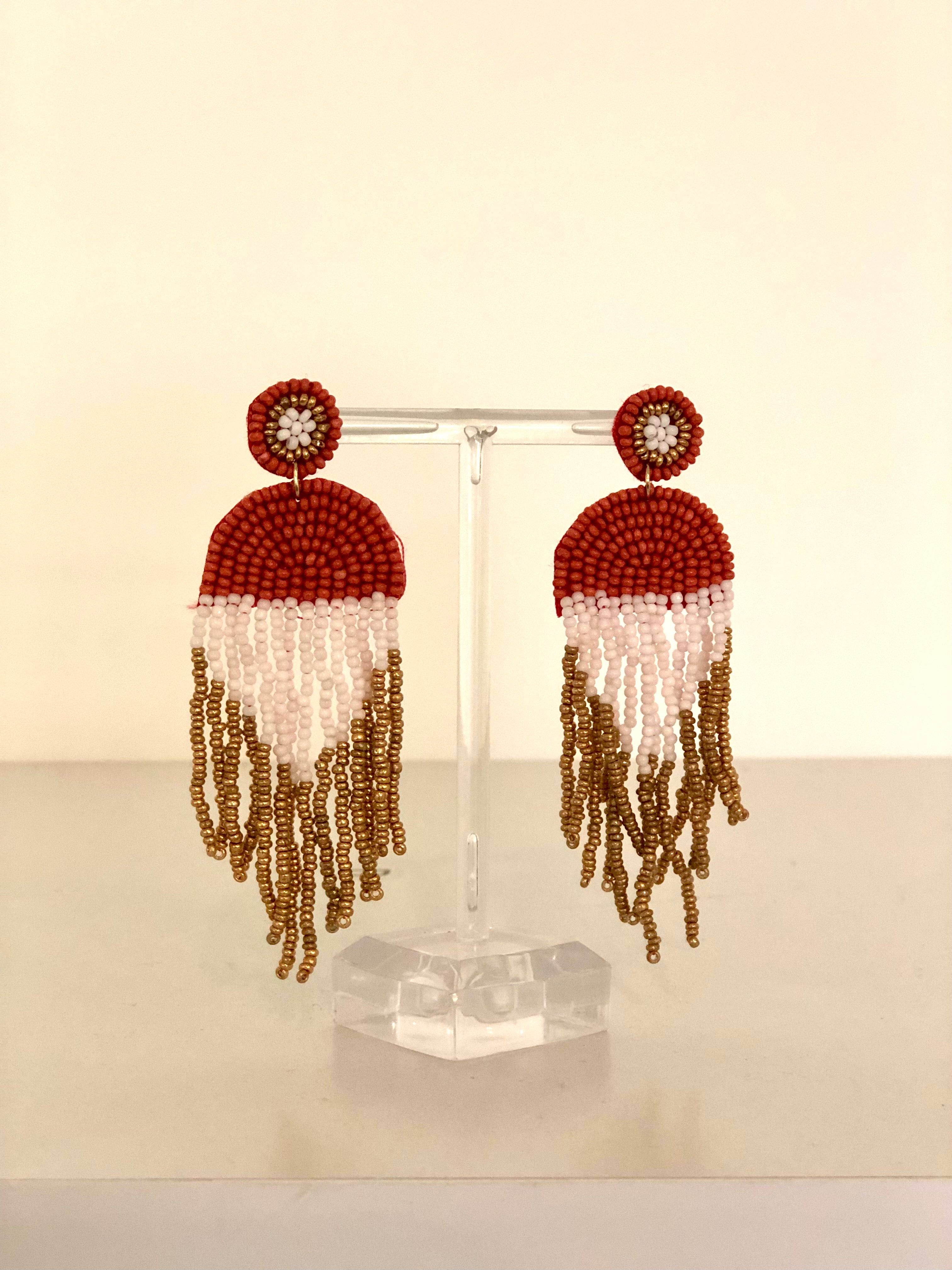 Fall Frilly Earrings