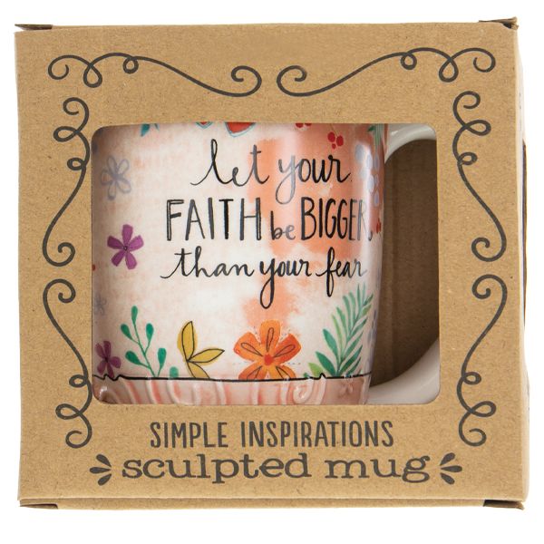 Simple Inspirations Let Your Faith Be Bigger Coffee Mug