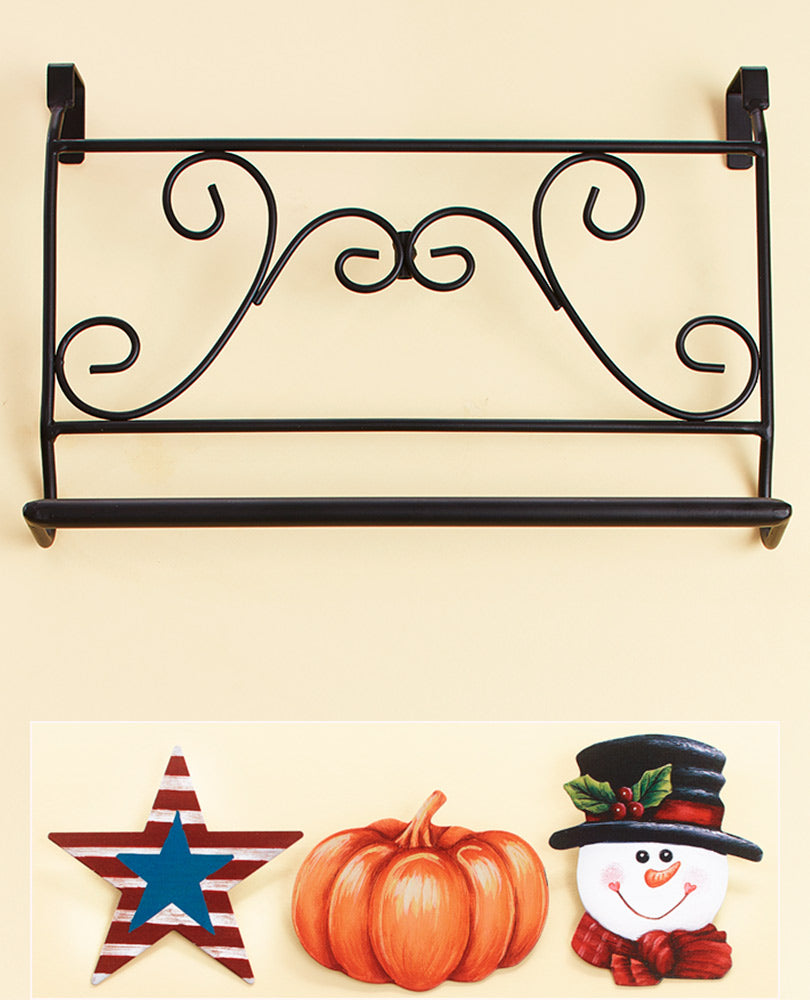 Seasonal Kitchen Towel Rack