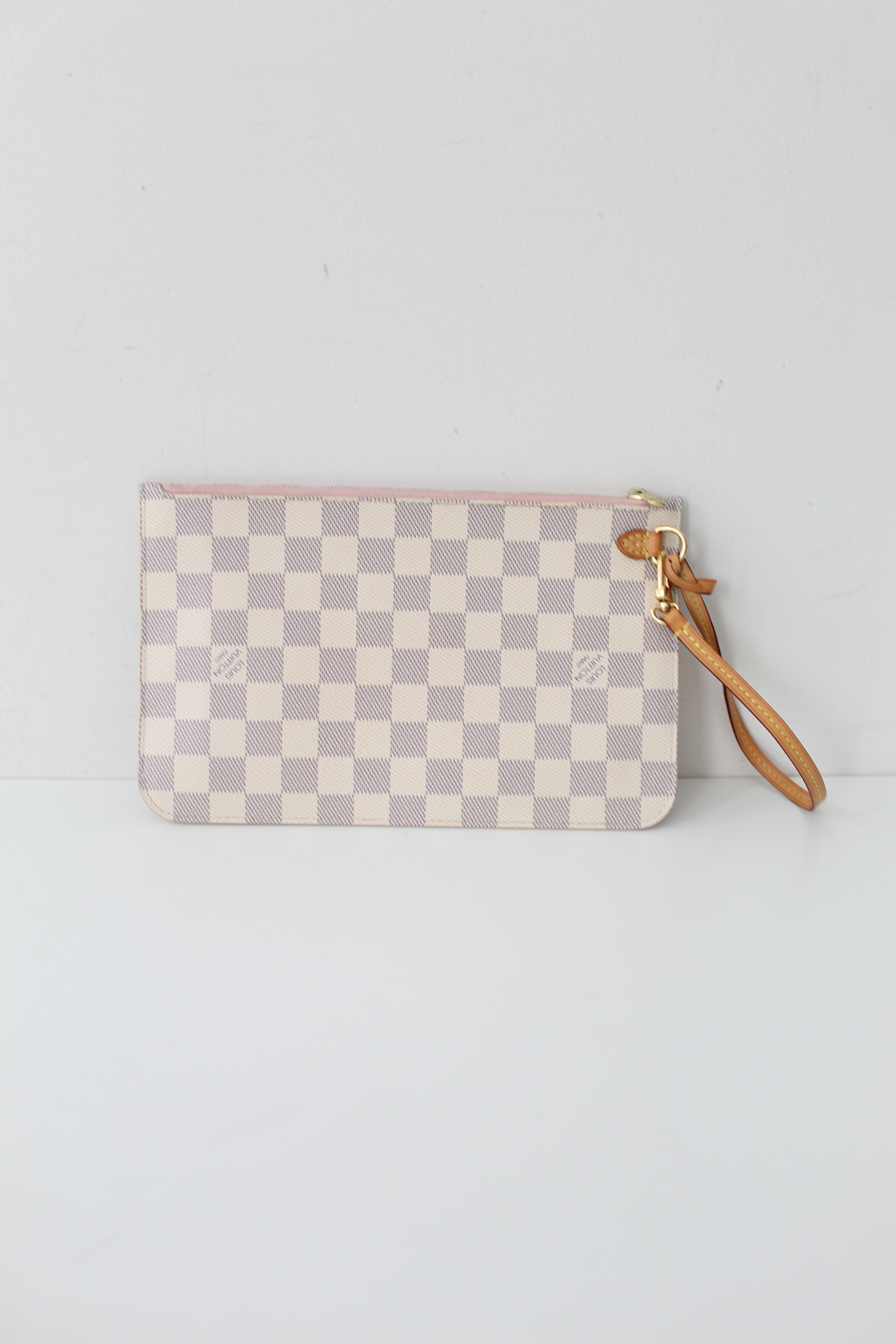 Louis Vuitton Azur Neverfull Wristlet