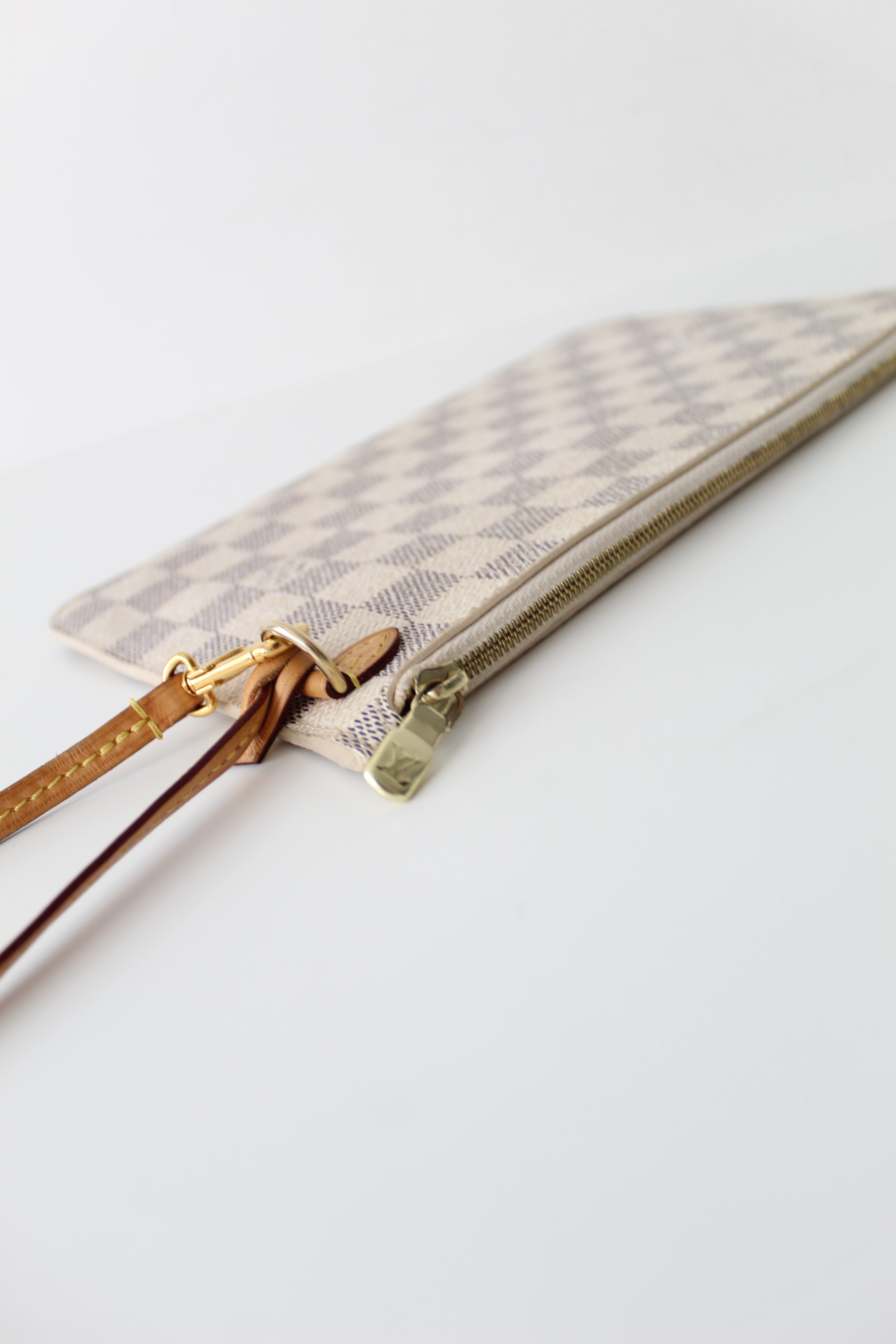 Louis Vuitton Azur Beige Wristlet