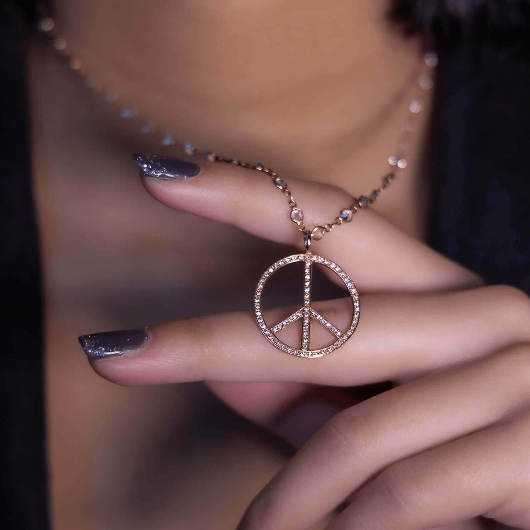 Peace Sign Necklace