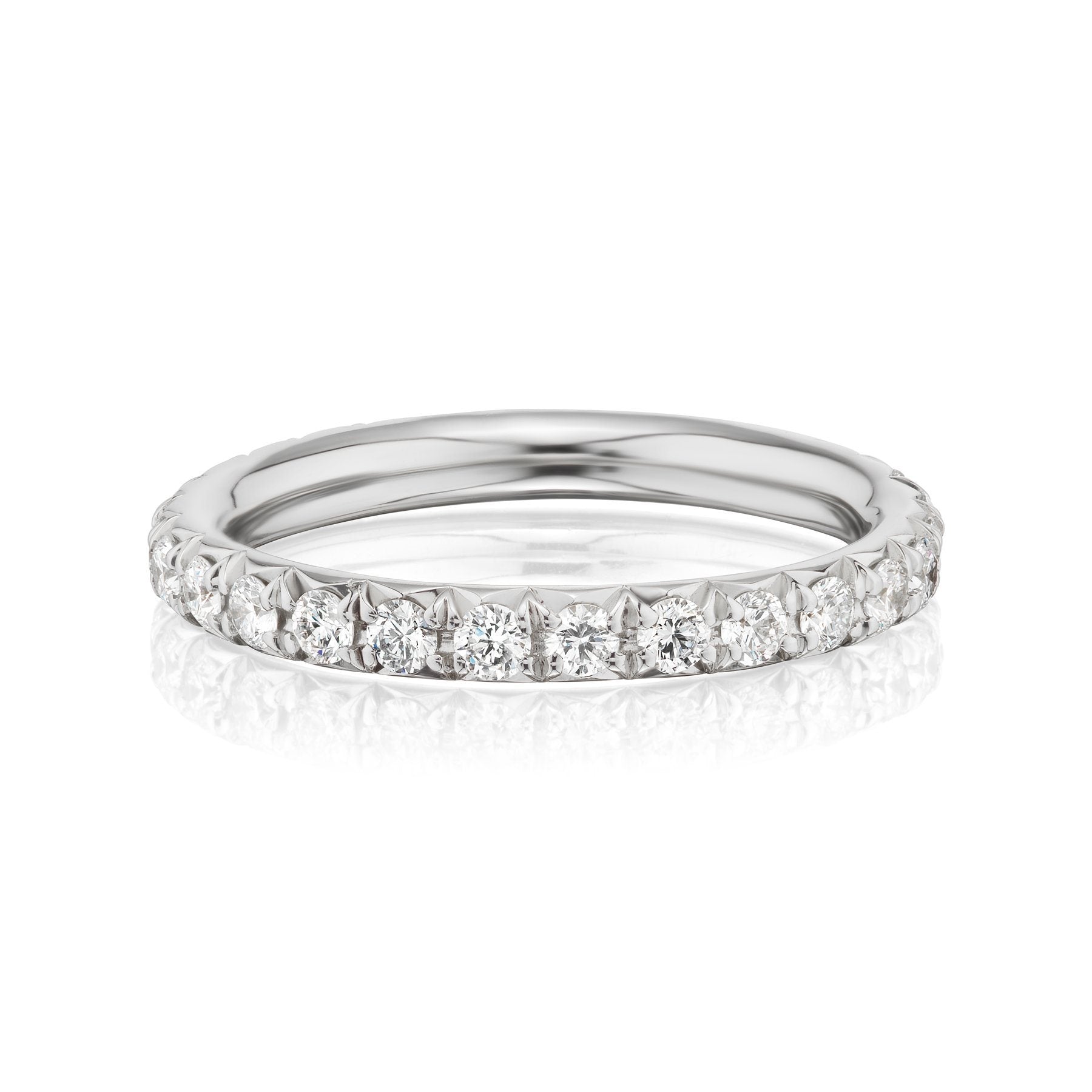 Groove Set Eternity Band