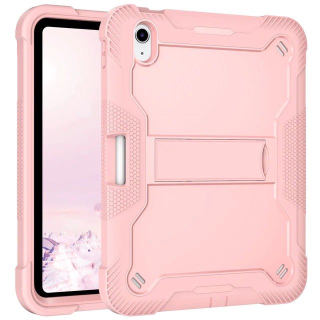 Aeris Heavy Duty Shockproof Silicone Case for iPad 10th Generation w/ Pencil Holder & Kickstand