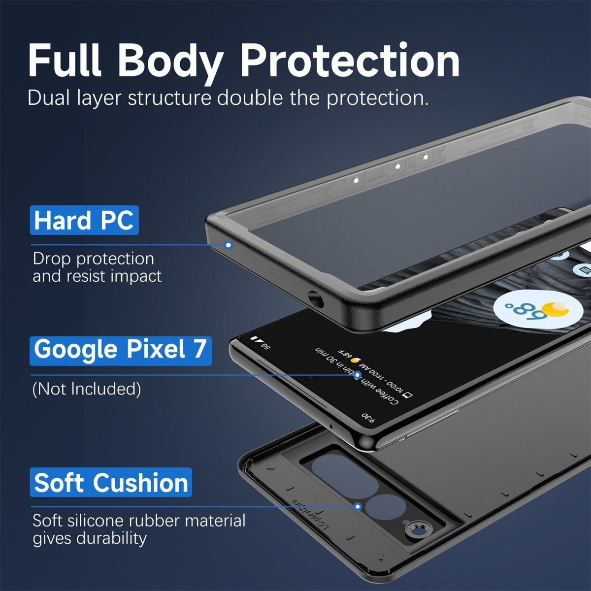 Aro Waterproof Case for Google Pixel 7 and 7 Pro