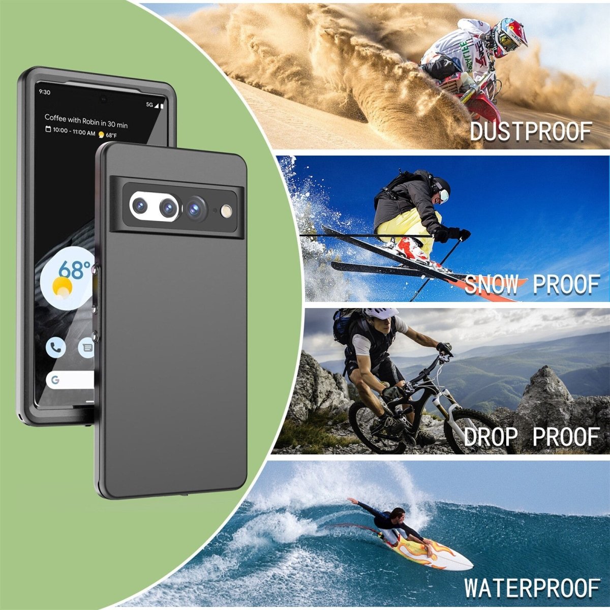 Aro Waterproof Case for Google Pixel 7 and 7 Pro