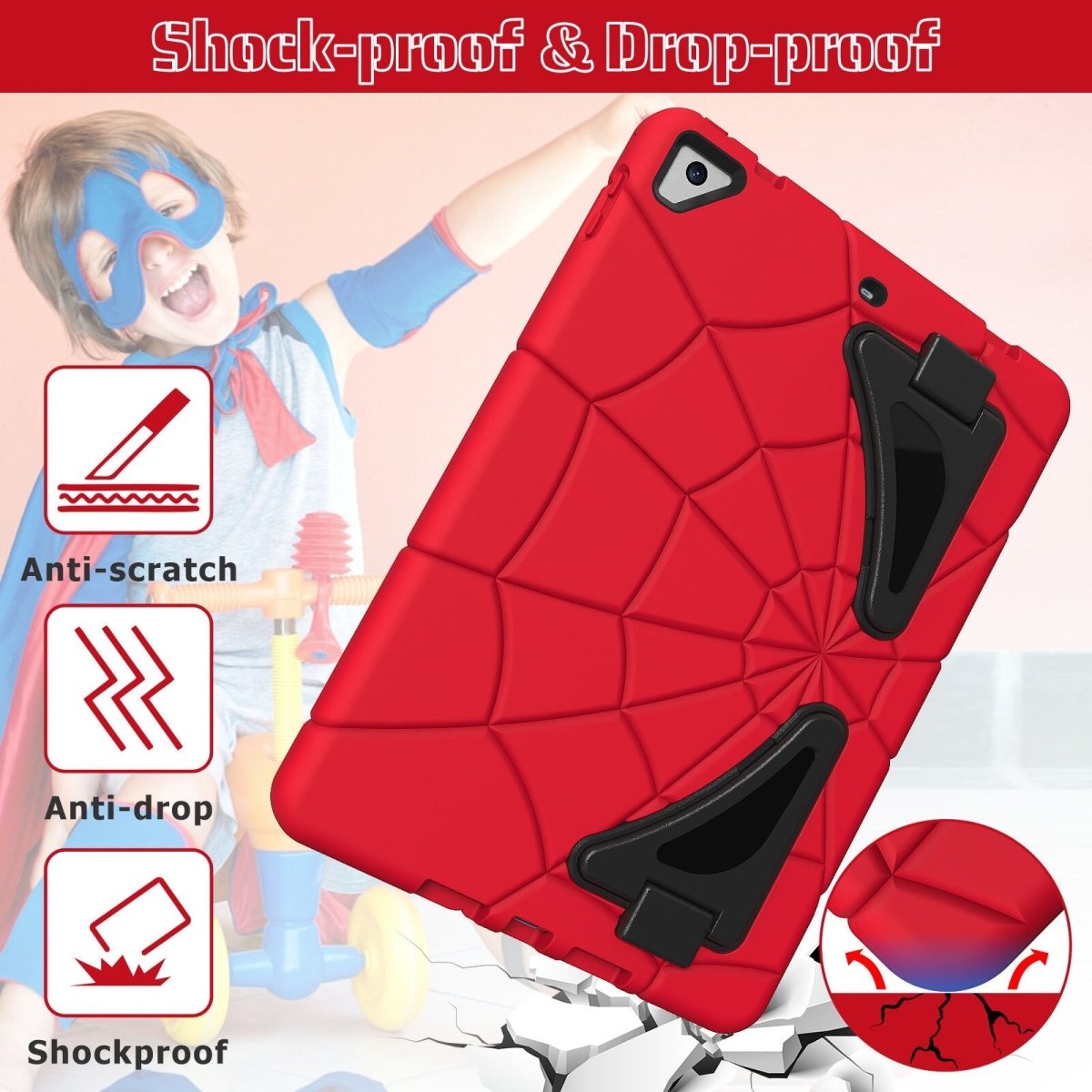Ars Spiderweb iPad Shockproof Case