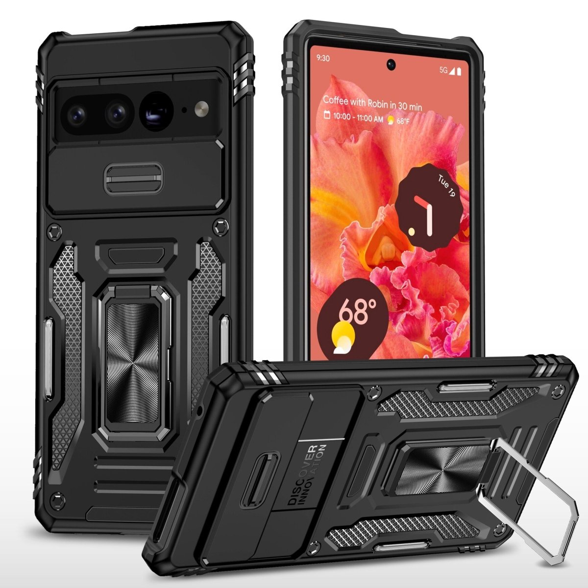 Dare Armor Case with Sliding Camera Lens Protector for Google Pixel