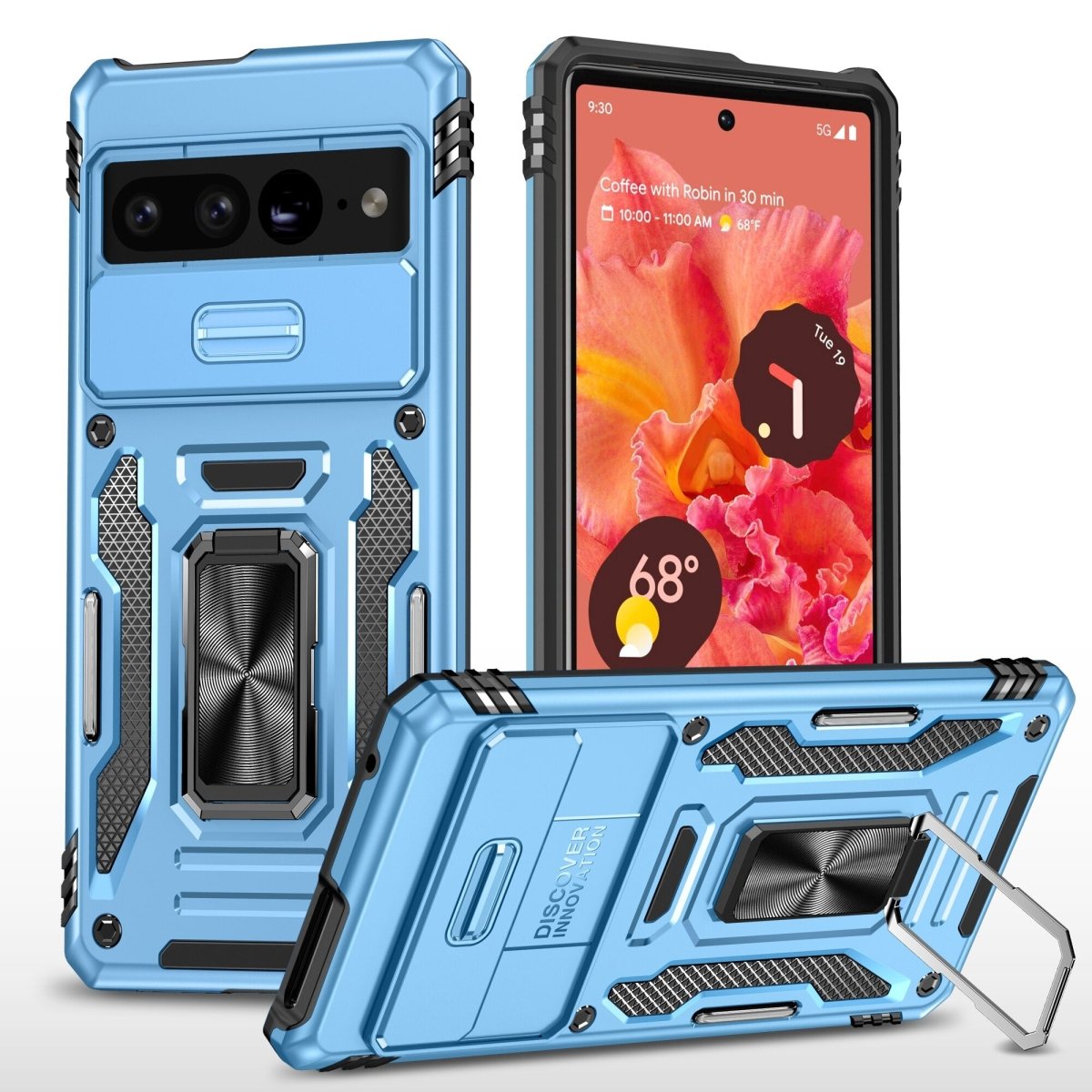 Dare Armor Case with Sliding Camera Lens Protector for Google Pixel