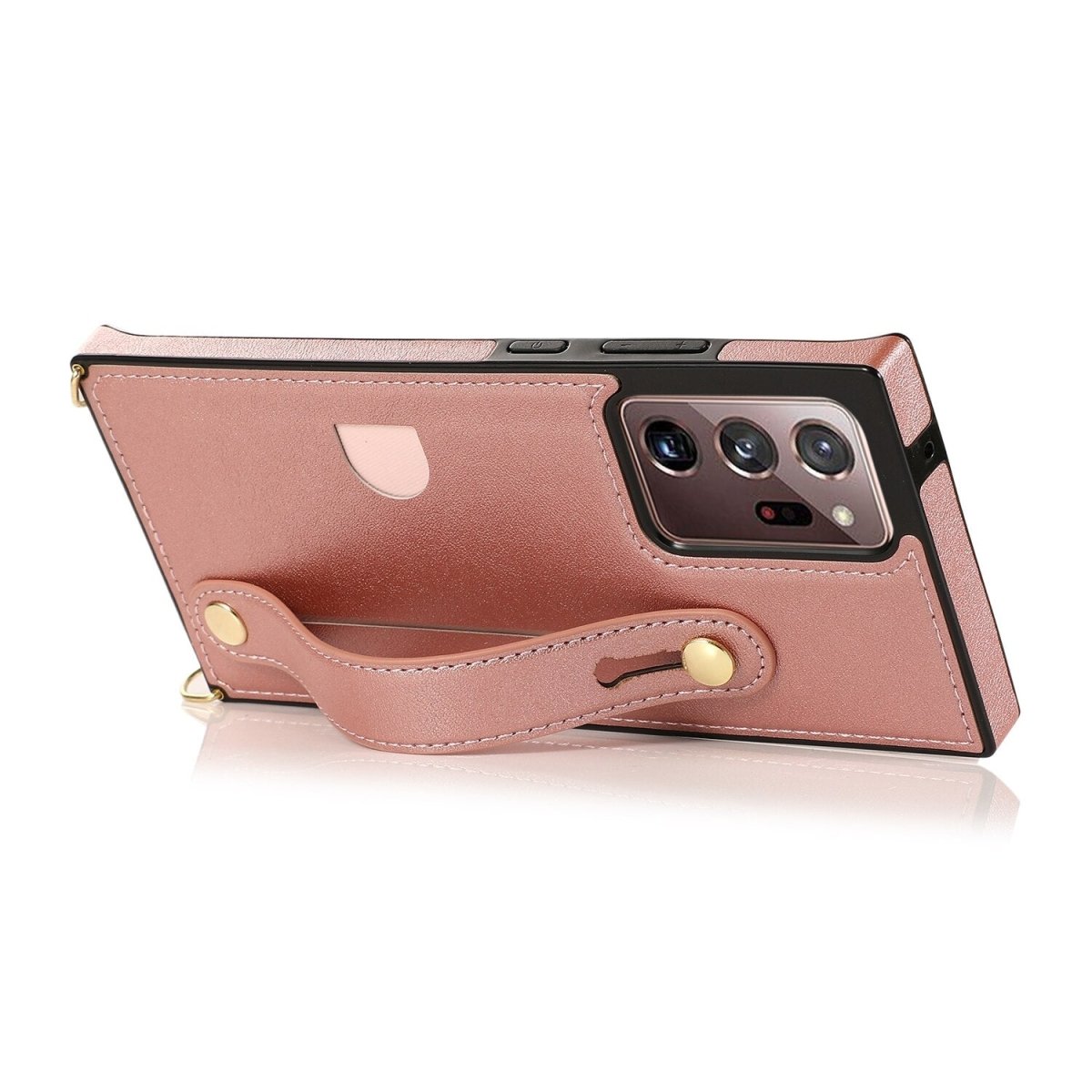 Lapis Slim Leather Galaxy Note Shockproof Case With Wrist Strap