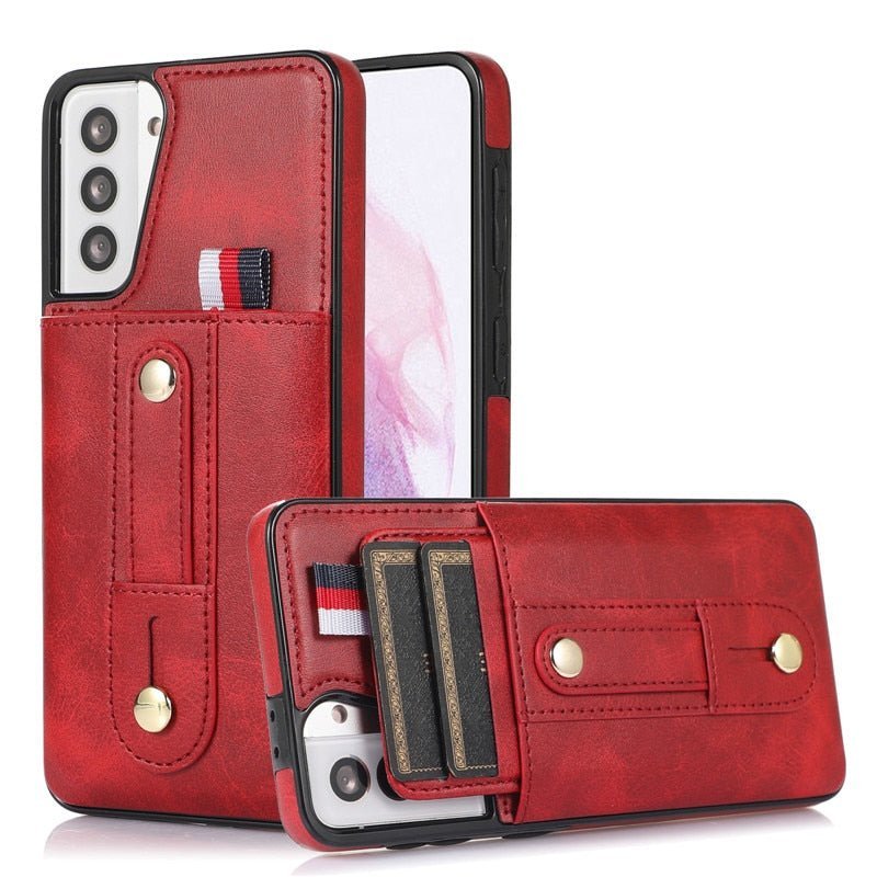 Libet Retro Leather Case with Card Slot For Galaxy S23 Series