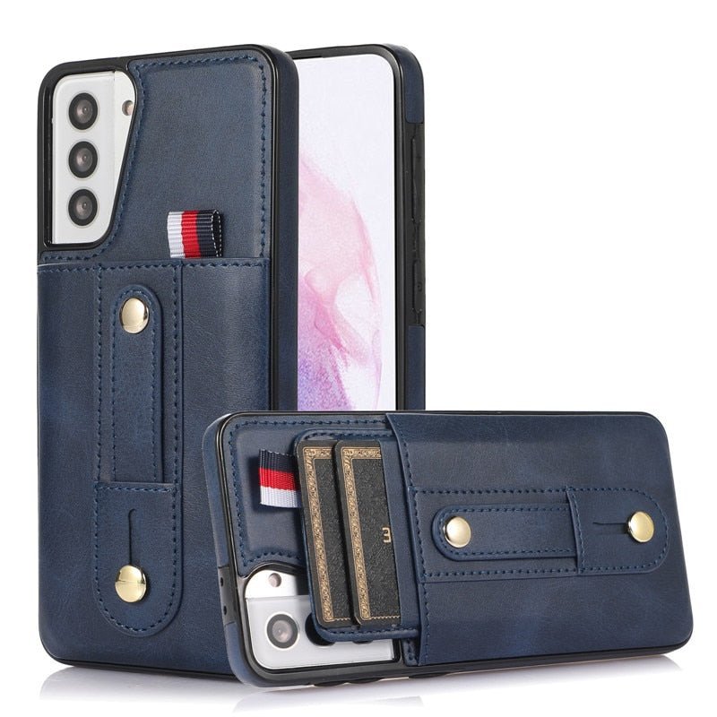 Libet Retro Leather Case with Card Slot For Galaxy S23 Series