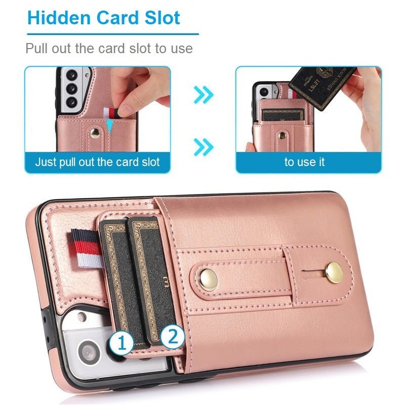 Libet Retro Leather Case with Card Slot For Galaxy S23 Series