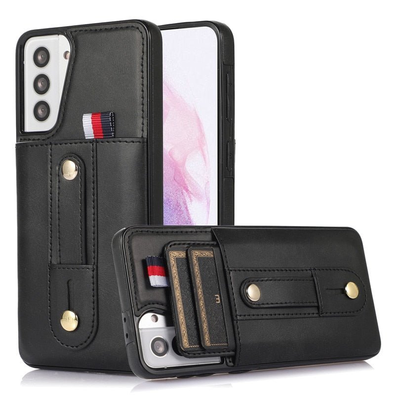 Libet Retro Leather Galaxy Case with Card Slot