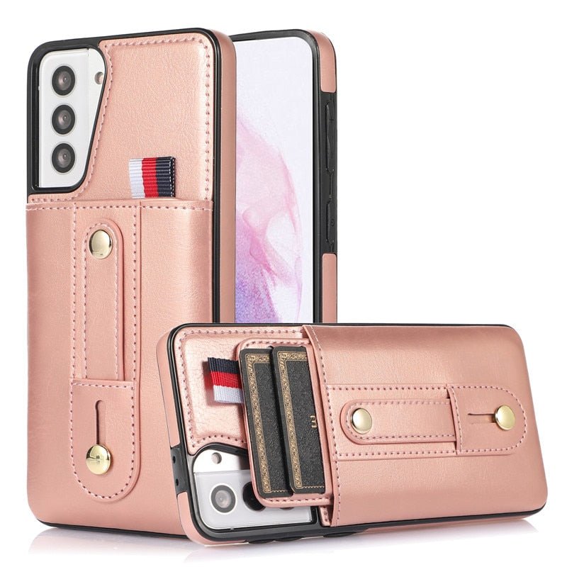 Libet Retro Leather Galaxy Case with Card Slot
