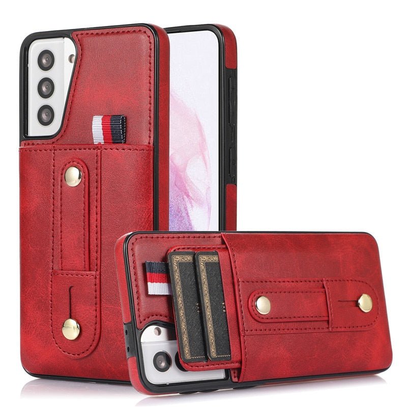 Libet Retro Leather Galaxy Case with Card Slot