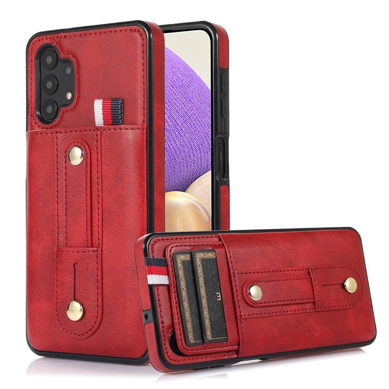 Luceo Retro Leather Galaxy A Series Case with Card Slot