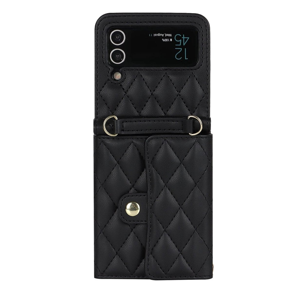 Maris Leather Wallet Case for Samsung Galaxy Z Flip With Long Lanyard