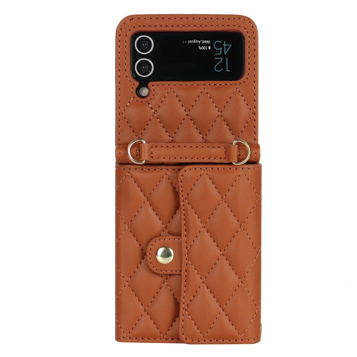 Maris Leather Wallet Case for Samsung Galaxy Z Flip With Long Lanyard