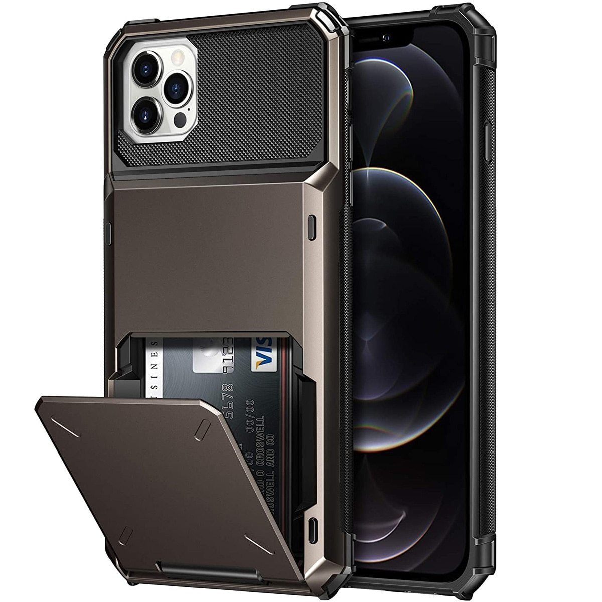 Orbit Shockproof iPhone Wallet Case For 14 and 15 Series