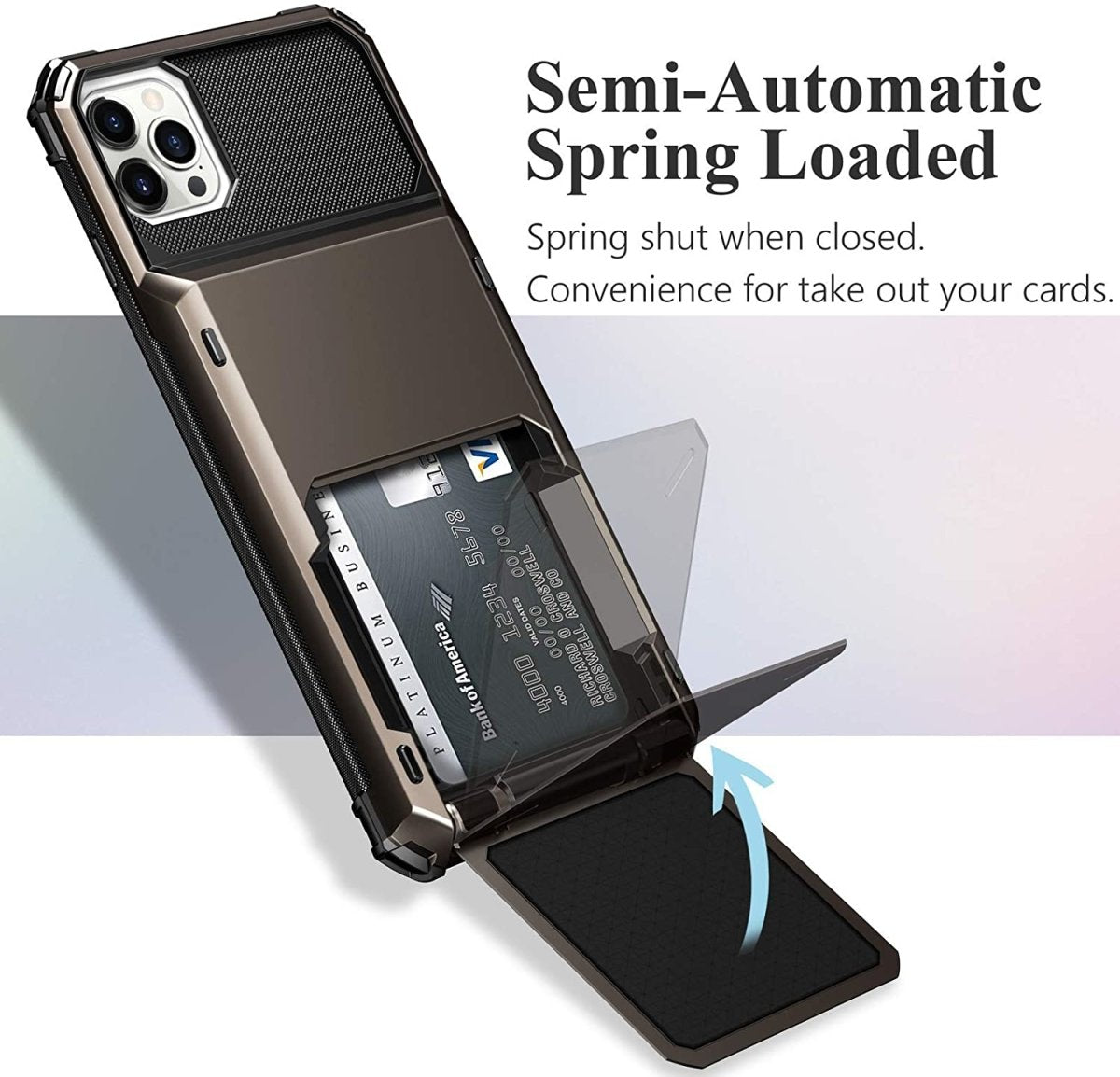 Orbit Shockproof iPhone Wallet Case For 14 and 15 Series