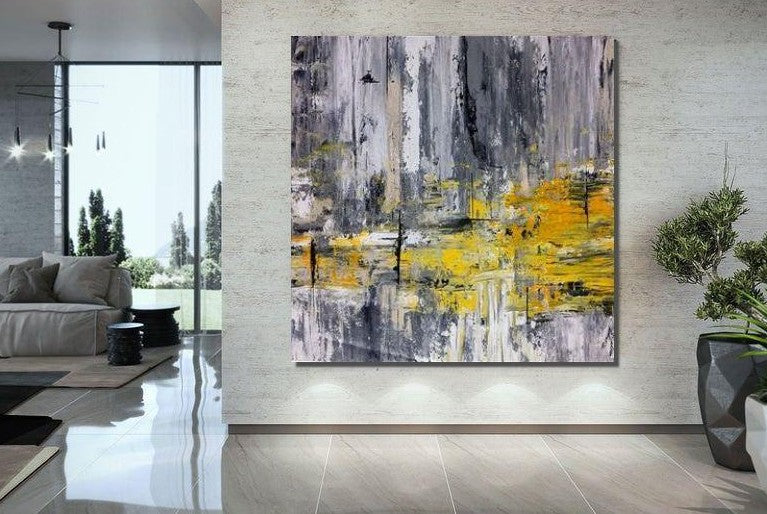 Bedroom Wall Painting, Large Paintings for Living Room, Hand Painted Acrylic Painting, Modern Contemporary Art